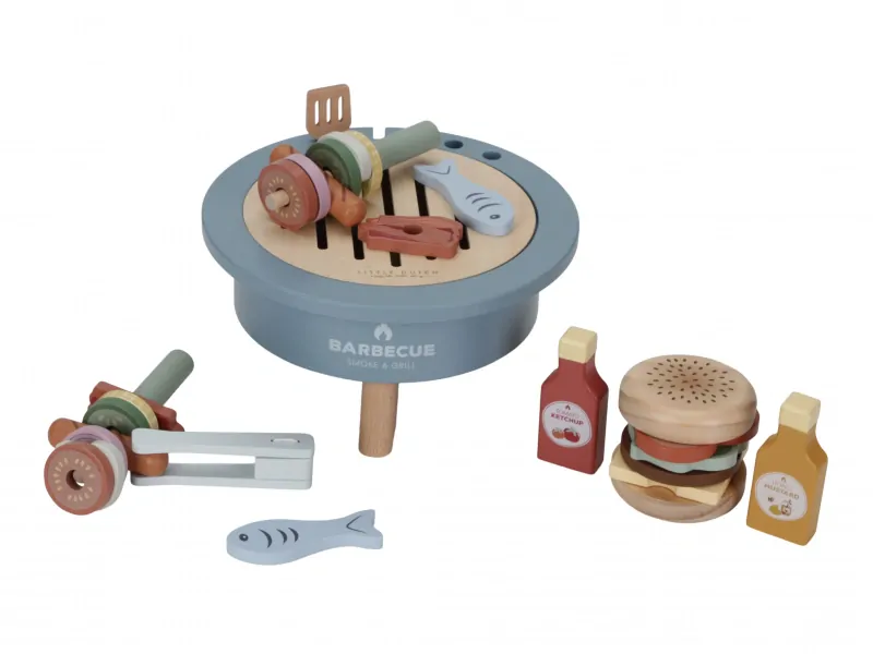 Little Dutch Barbecue sada dřevěná