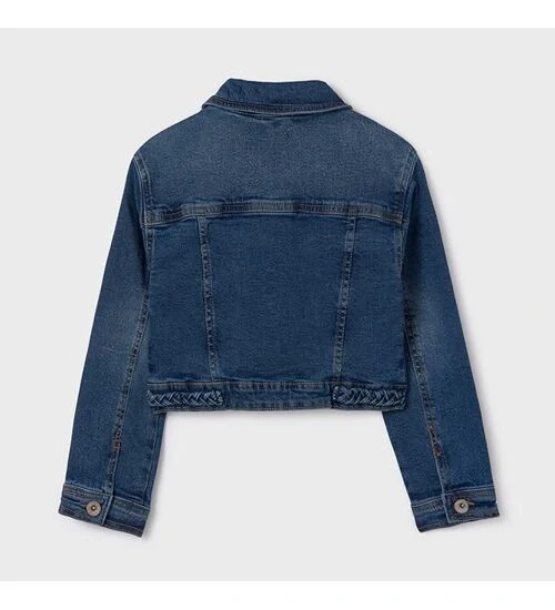 Dívčí jeans bunda Mayoral 6460-49 modrá velikost 128