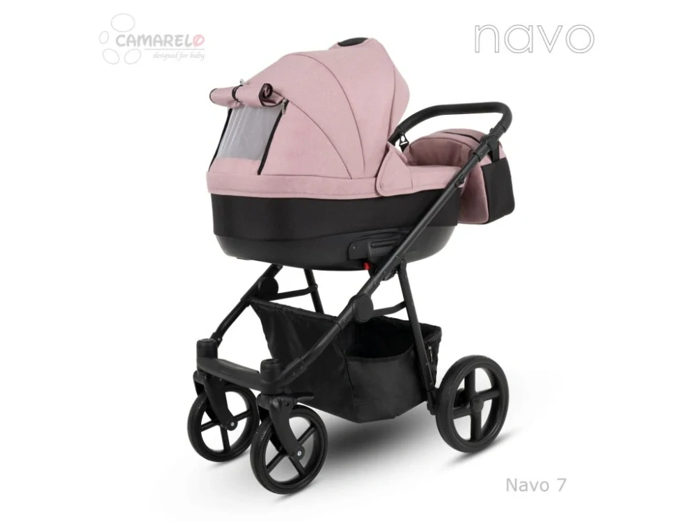 Dětský kočárek Camarelo Navo - 7 Růžová