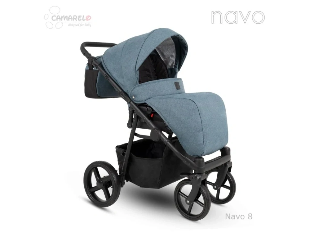 Dětský kočárek Camarelo Navo - 8 Modrozelená