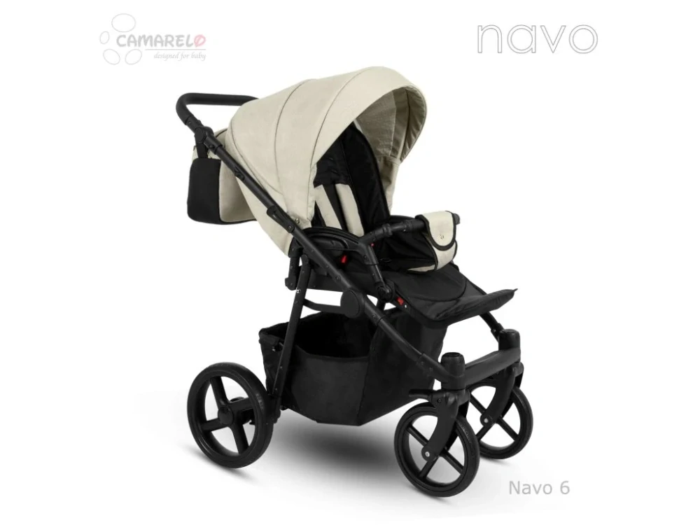 Dětský kočárek Camarelo Navo - 6 Béžová