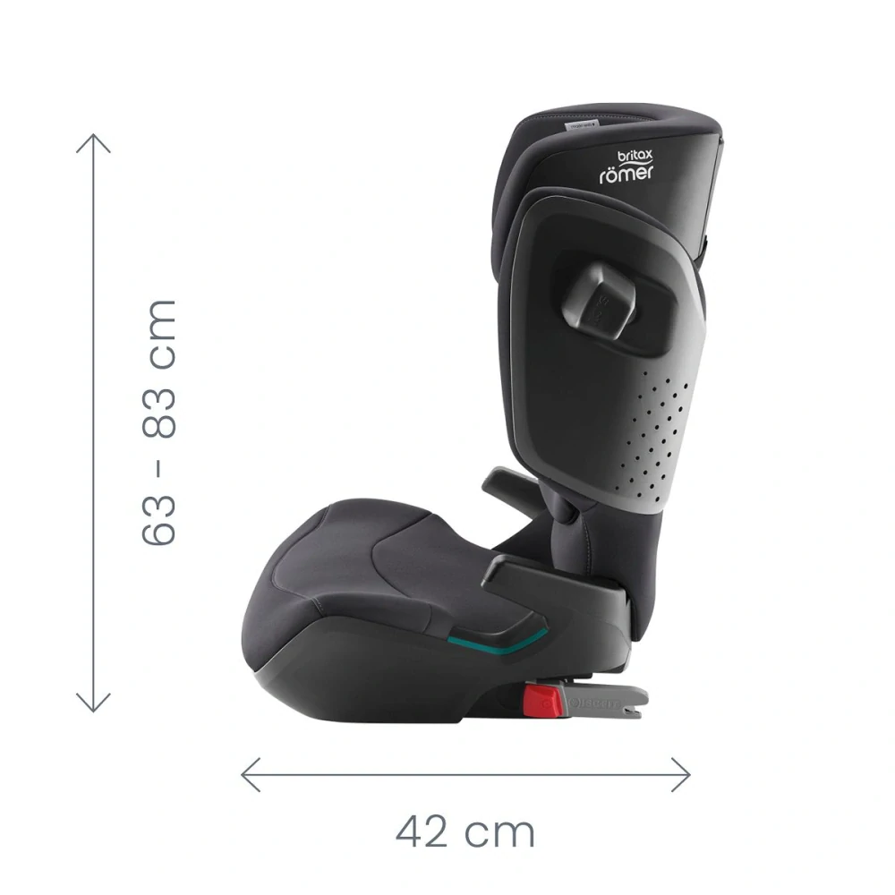 BRITAX RÖMER autosedačka Kidfix Pro Classic 100-150 cm, Midnight Grey