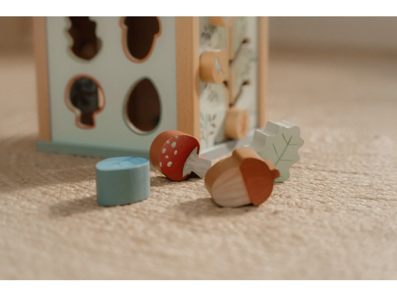 Little Dutch Kostka s aktivitami dřevěná Forest Friends