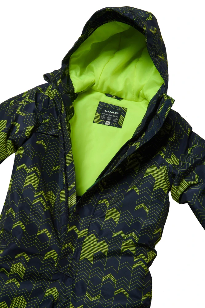 Dětská lyžařská kombinéza LOAP CUVEN DarkBlue/Yelow