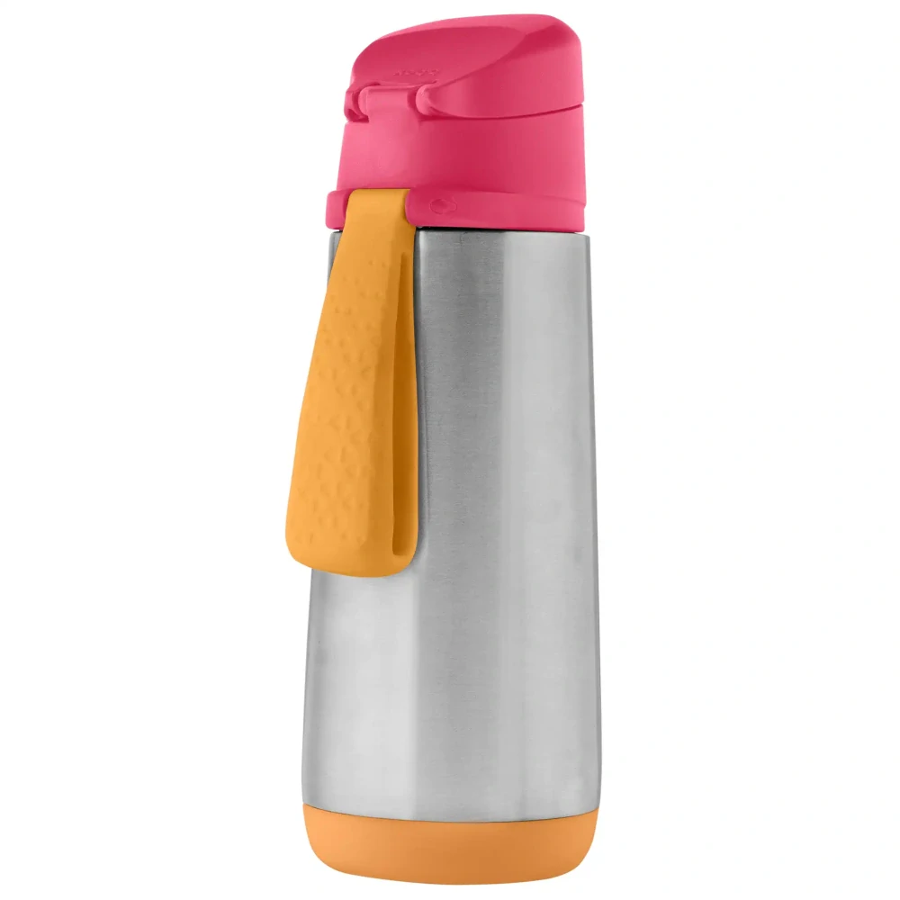 b.box Termoska na pití Sport 500ml Růžová/Oranžová