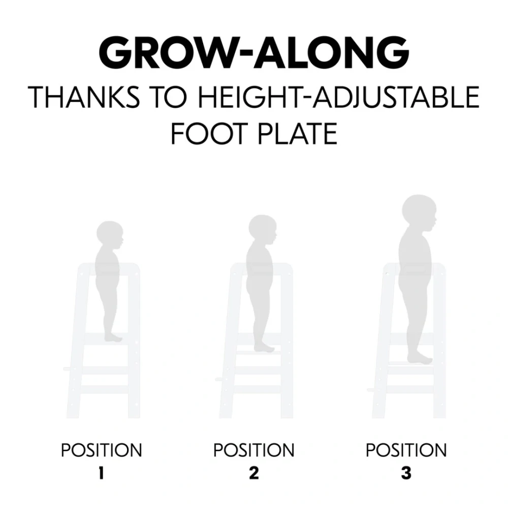 Hauck Učící věž Learn N Explore black white