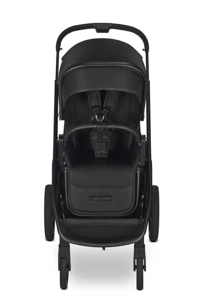 EASYWALKER Kočárek kombinovaný Zoey Pure Black + CYBEX Aton B2 i-Size + základna