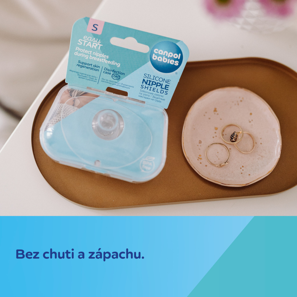 Canpol babies Chránič prsní bradavky EasyStart malý S 2ks
