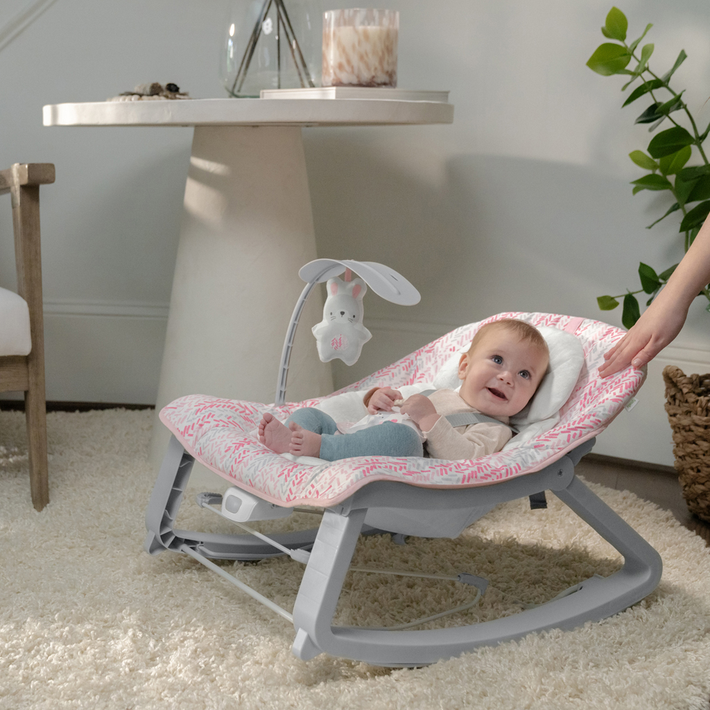 INGENUITY Lehátko vibrující 3v1 Keep Cozy™ Lily  0m+, do 18kg