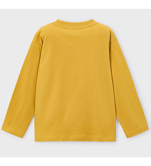 Chlapecké triko dlouhý rukáv Mayoral Dinosaur svítící 4088-36 okrové velikost 128