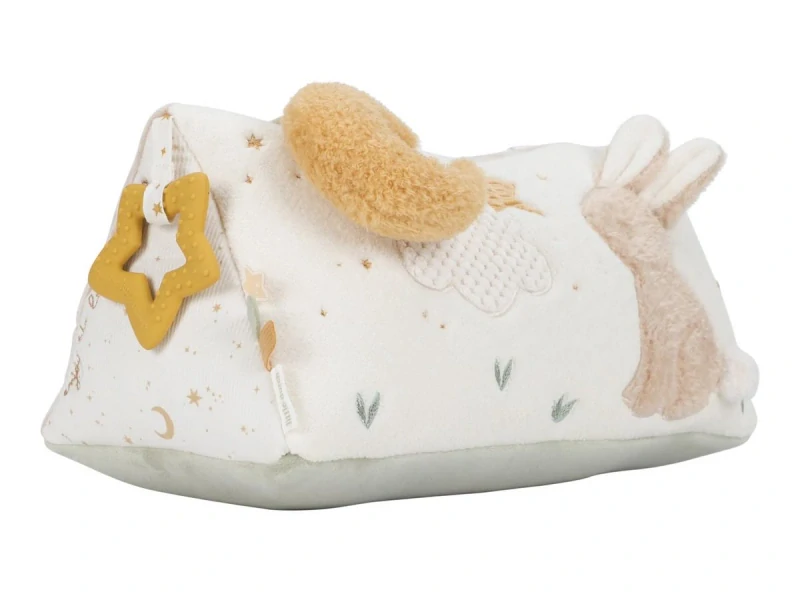 Little Dutch Polštářek trojhranný s aktivitami Newborn Naturals