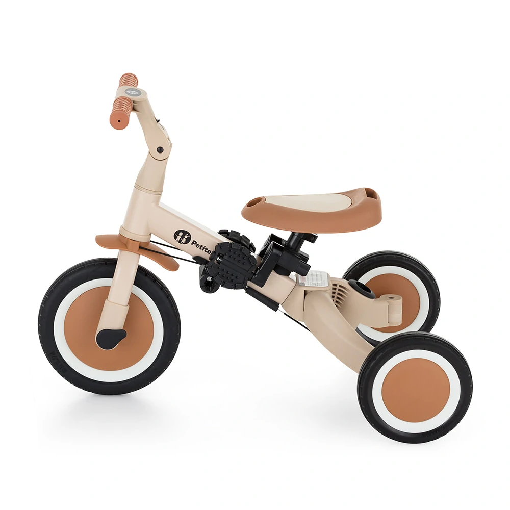PETITE&MARS Tříkolka multifunkční 5v1 Turbo Desert Sand