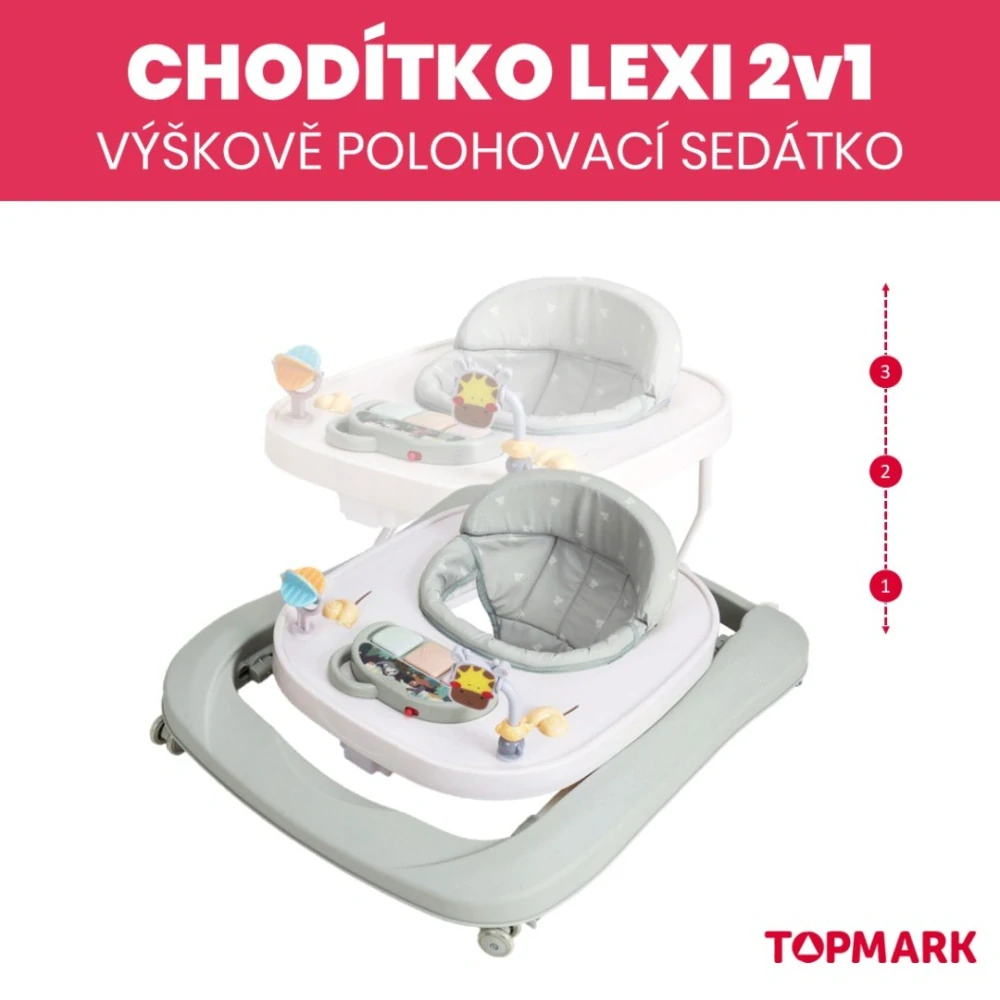 Chodítko Topmark LEXI 2v1 green