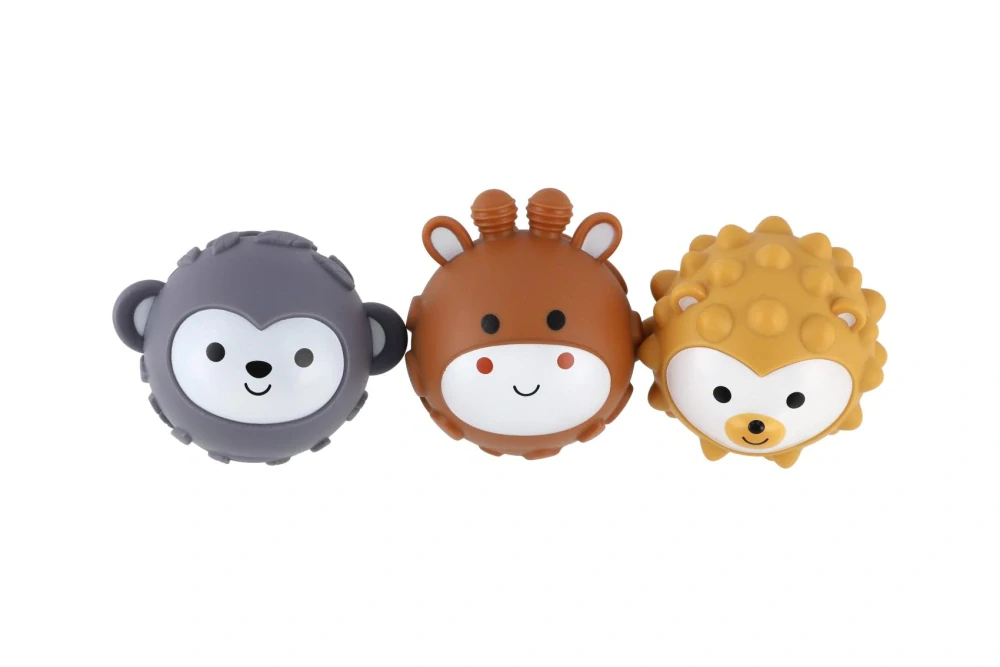 Sada skládanek s míčky 19ks v krabici 6m+