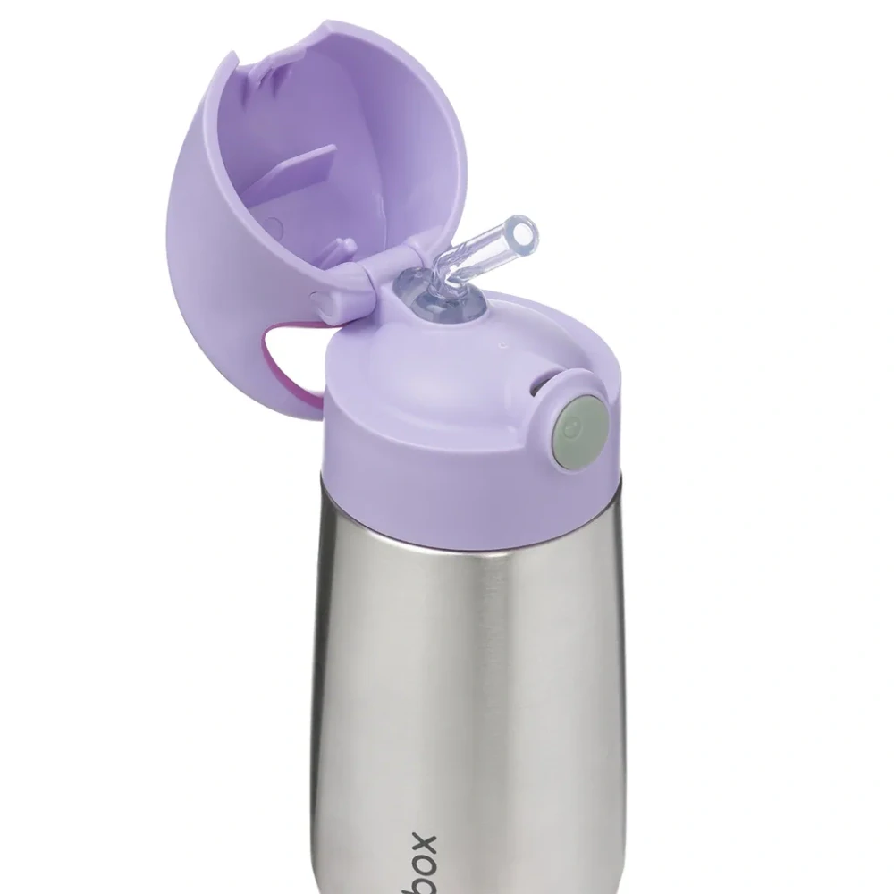 b.box Termoska na pití s brčkem 350 ml - Sugar Plum