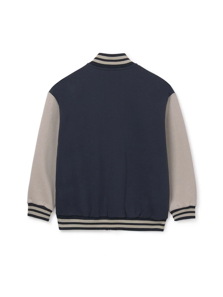 Chlapecká mikina Bomber Mayoral 7417-15 Tmavě modrá velikost 166
