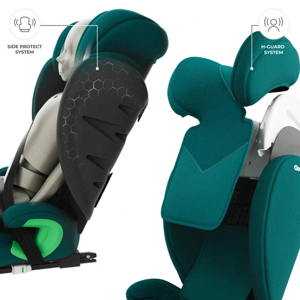 KINDERKRAFT Autosedačka Junior Fix 2 Plus (100-150 cm) Green