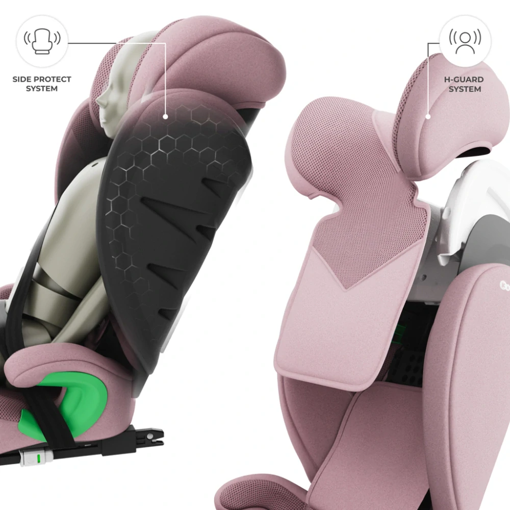 KINDERKRAFT Autosedačka Junior Fix 2 Plus (100-150 cm) Pink