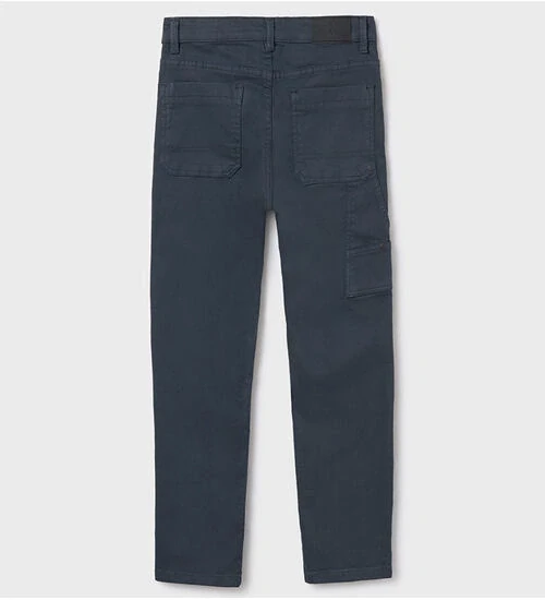 Chlapecké  rifle Mayoral Straight Fit 7562-46 šedomodré velikost 140