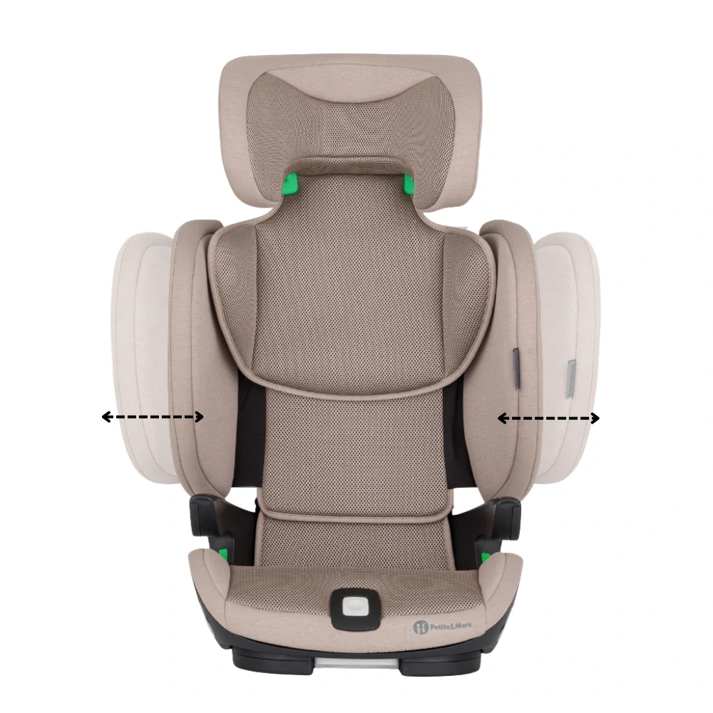 PETITE&MARS Autosedačka Elite Fix Pro i-Size Tan Brown Air 100-150 cm (15-36 kg)