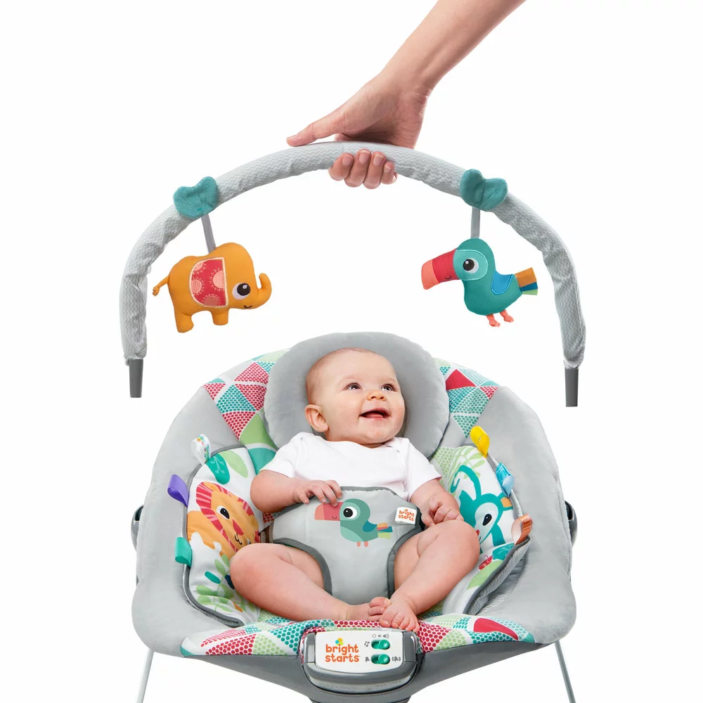 BRIGHT STARTS Lehátko vibrující Toucan Tango 0m+  do 9kg