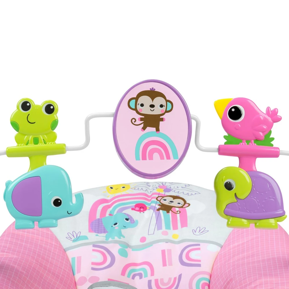 BRIGHT STARTS Lehátko vibrační Pink Paradise™ 0m+ do 9 kg