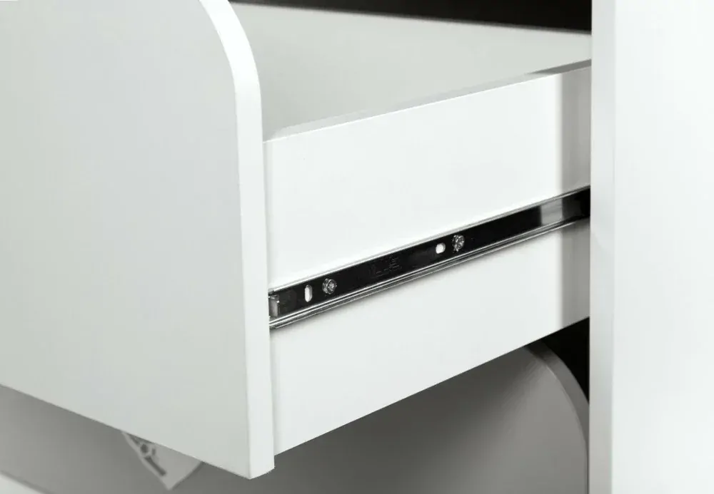 KLUPŠ Přebalovací komoda Nel Heart White-Gray