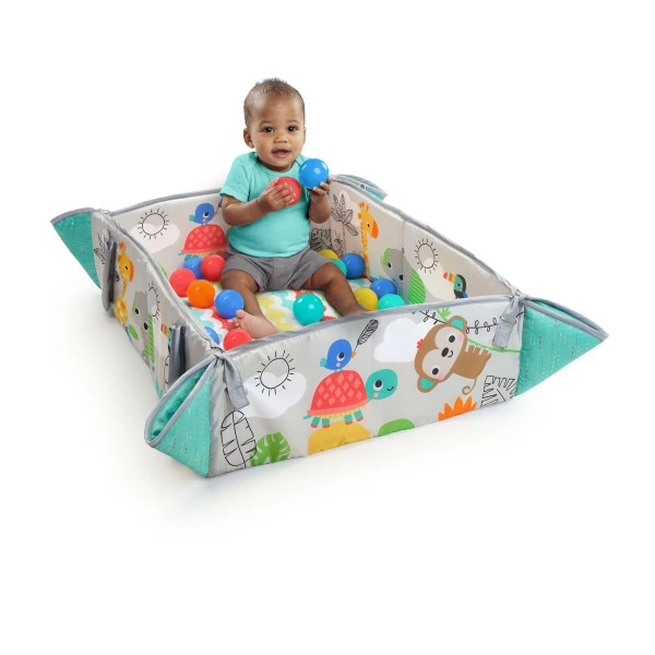 BRIGHT STARTS Deka na hraní 5v1 Your Way Ball Play ™ Totally Tropical ™ 0m+