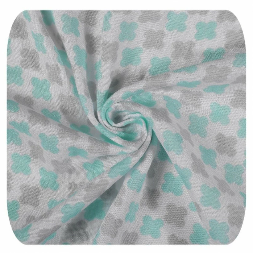Bambusové pleny XKKO BMB 70x70 - Scandinavian Baby Mint MIX 3k