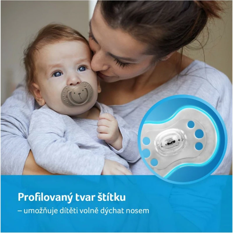 LOVI Dudlík silikonový dynamický HEY 6-18m 2ks Girl