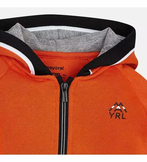 Mikina chlapecká Mayoral 4419 oranžová velikost 122