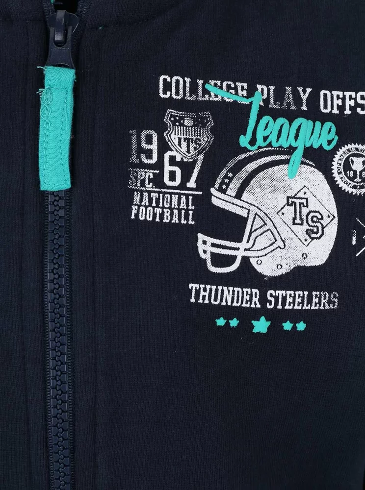 Tmavě modrá mikina Blue Seven velikost 98