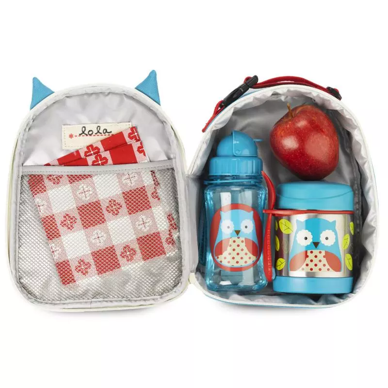 SKIP HOP Zoo Termoska na jídlo se lžičko/vidličkou Sovička 325 ml, 12 m+