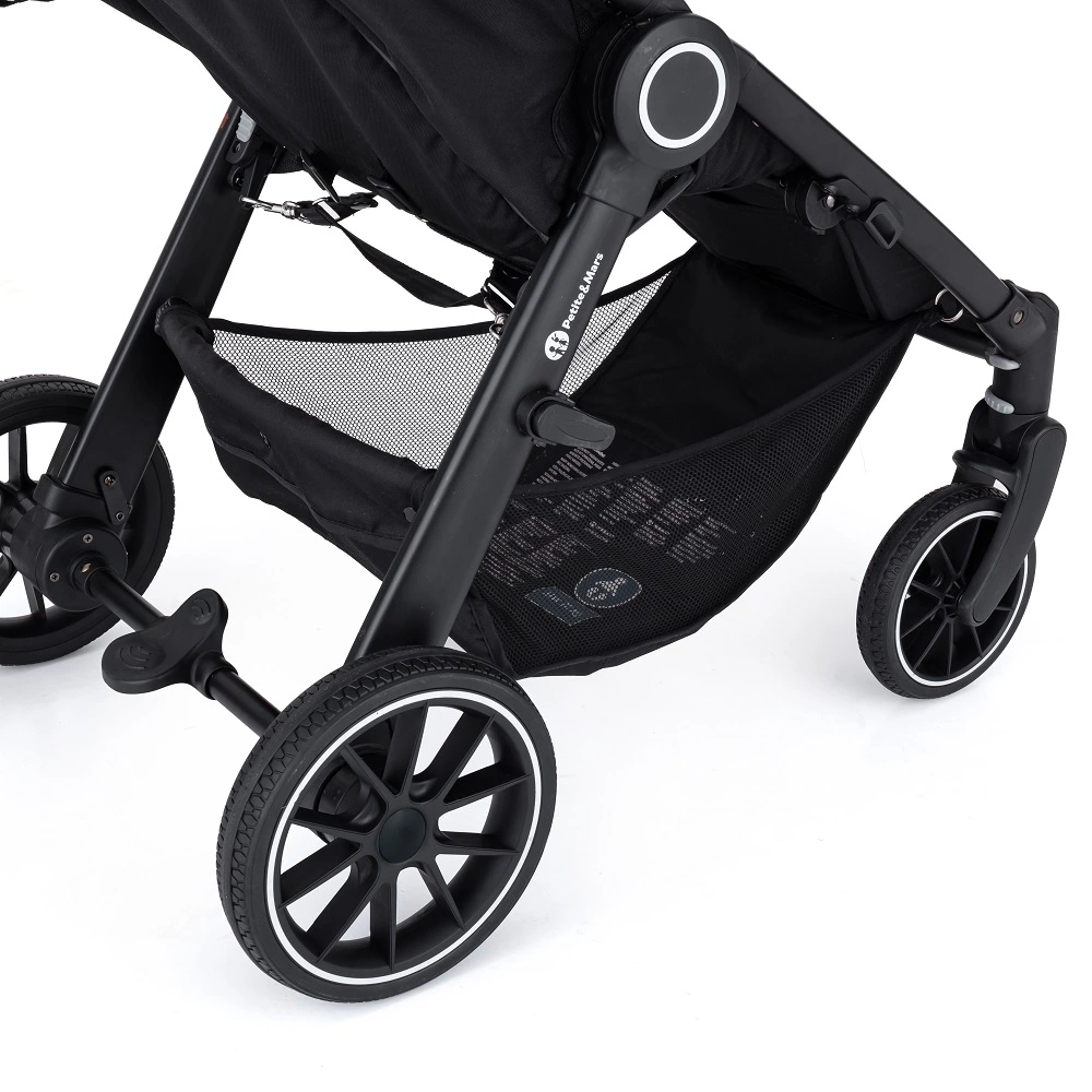 PETITE&MARS Kočárek sportovní Street+ RWS Black Ocean Blue Complete