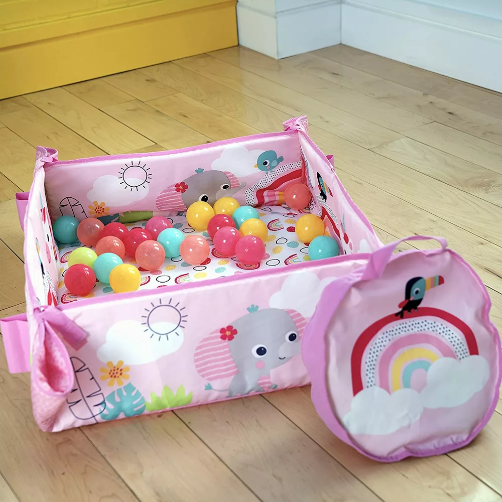 BRIGHT STARTS Deka na hraní 5v1 PiP Your Way Ball Play ™ Rainbow Tropics ™ 0m +