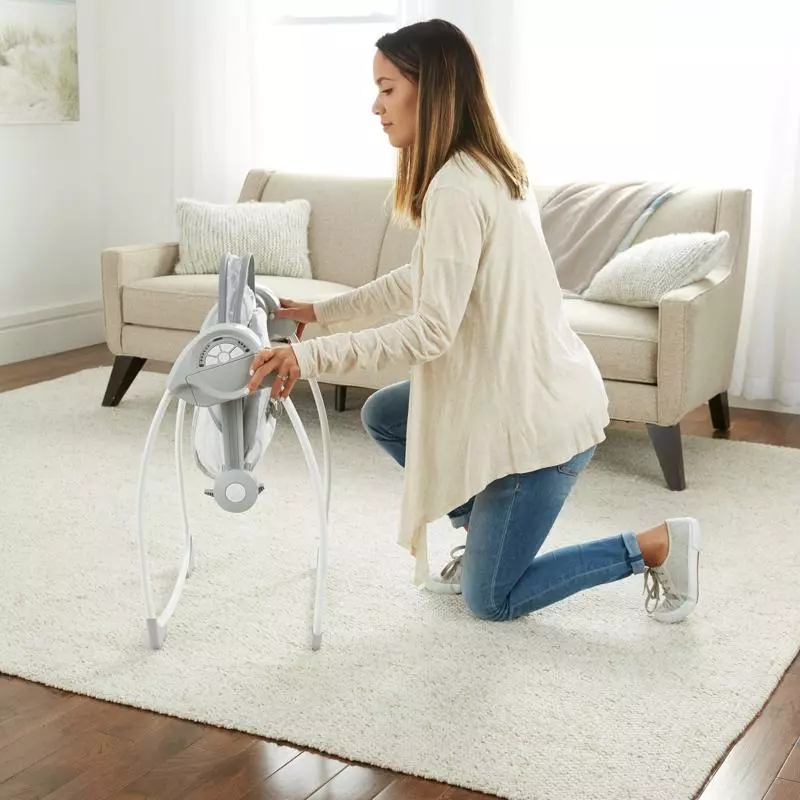 INGENUITY Houpačka s melodií Cuddle Lamb 0m+, do 9 kg