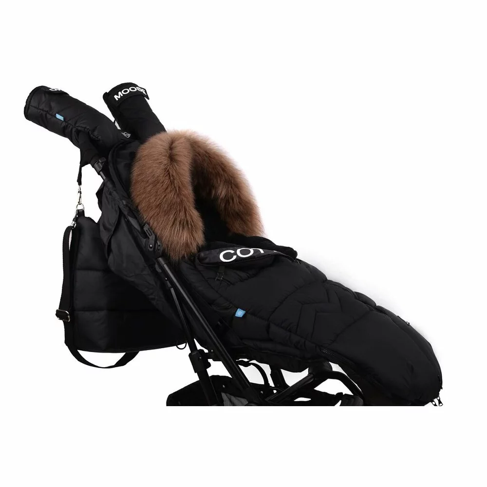 Fusak do kočárku COTTONMOOSE North Yukon Graphite tmavě šedý