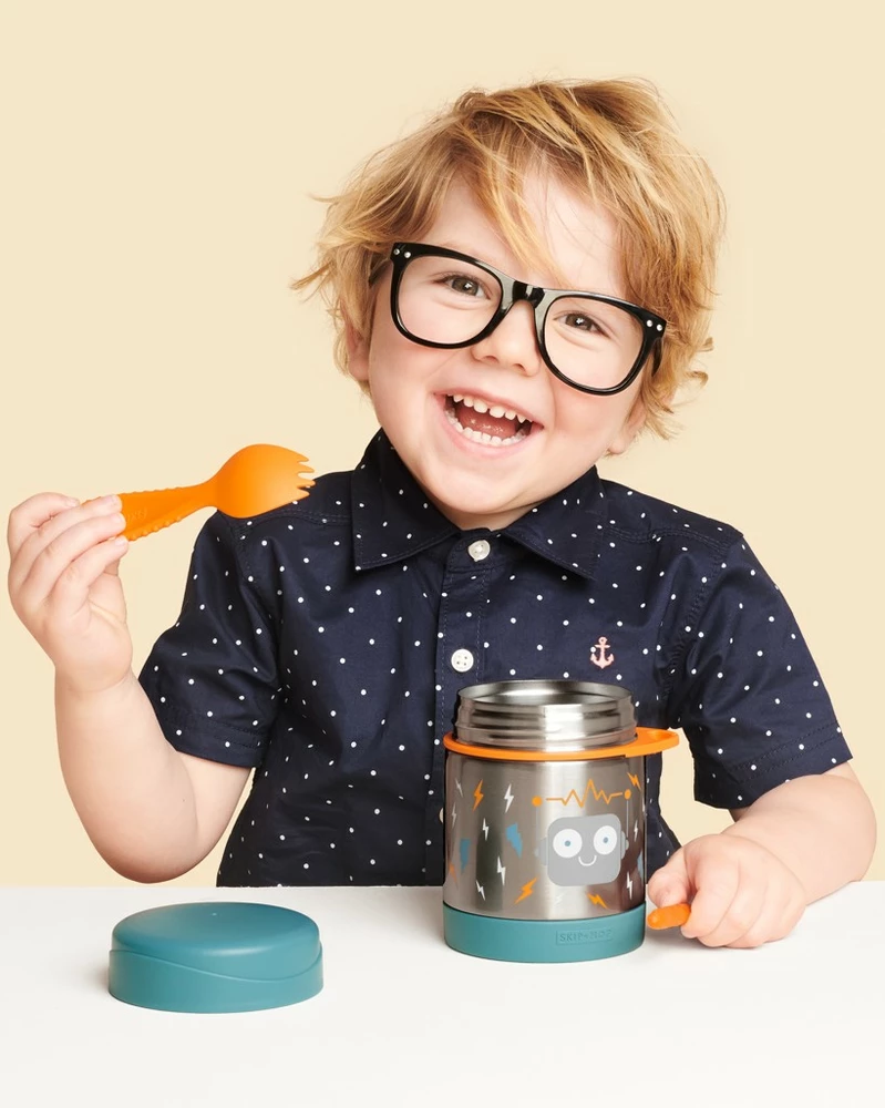 SKIP HOP Spark Style Termoska na jídlo se lžičkou/vidličkou 325 ml, 3r+ Robot