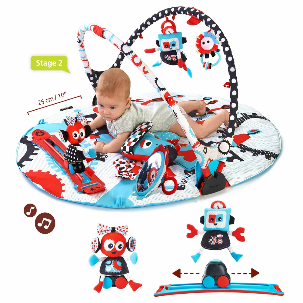 Yookidoo Interaktivní hrací deka - Země robotů