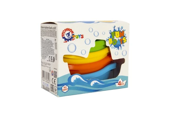 Lodičky do vody 4ks plast 11cm v krabičce 12x9,5x6cm 12m+
