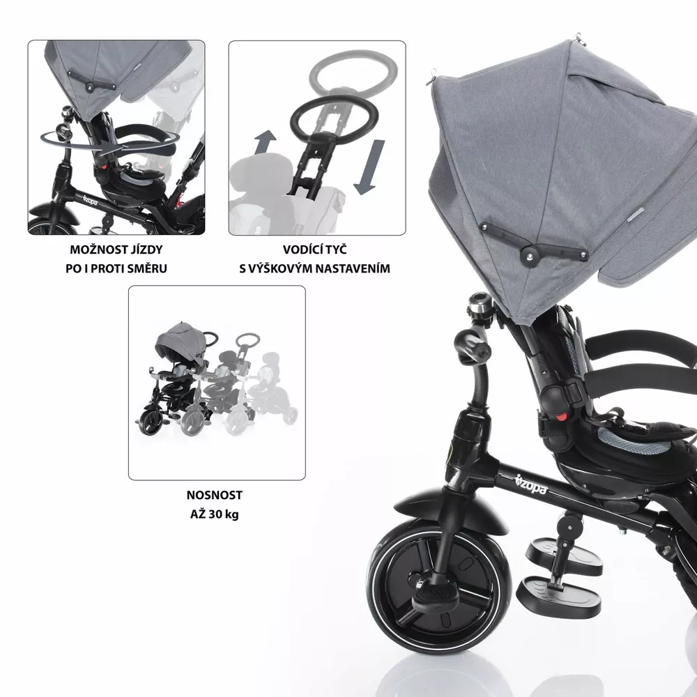 ZOPA Tříkolka Citi Trike Chilli Red