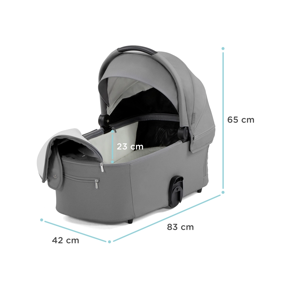 KINDERKRAFT SELECT Kočárek kombinovaný Nea 2v1 Midnight Black, Premium