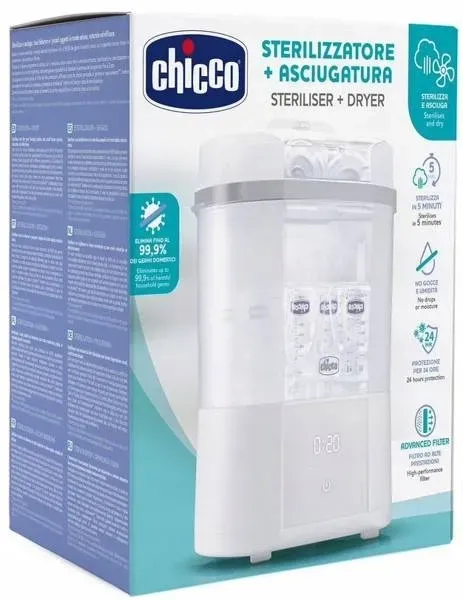 CHICCO Sterilizátor elektrický parní s funkcí sušení