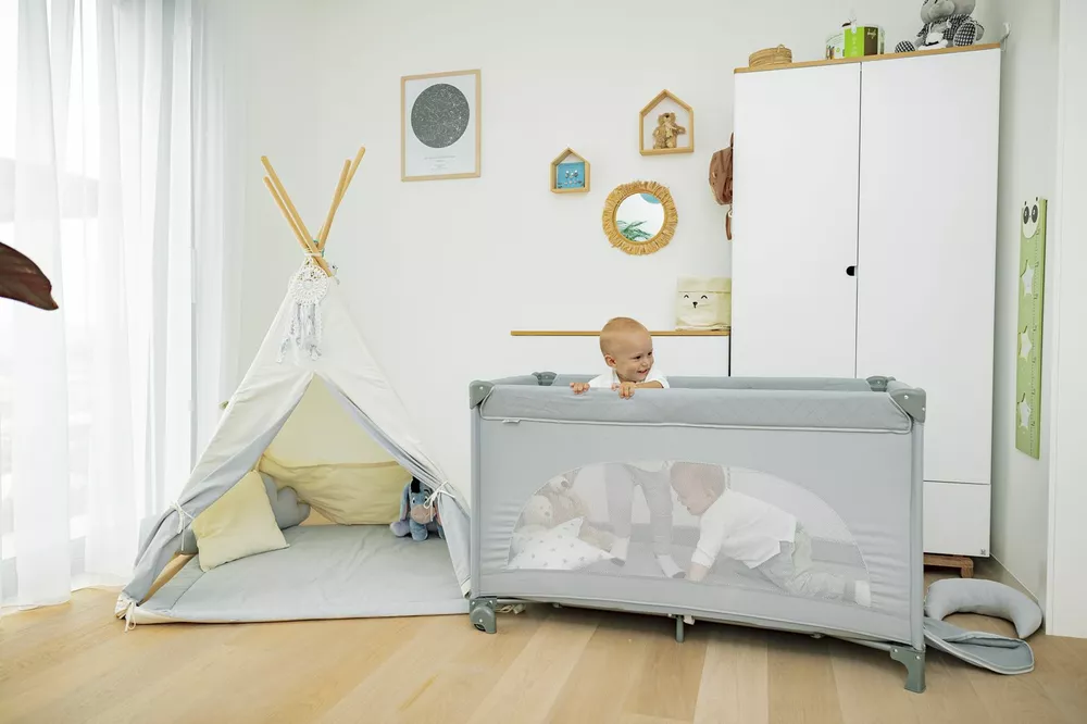 ZOPA Cestovní postýlka skládací Lely Sand Beige