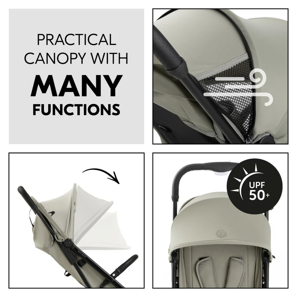 Cestovní sportovní kočárek Hauck Travel N Care Plus Olive Green