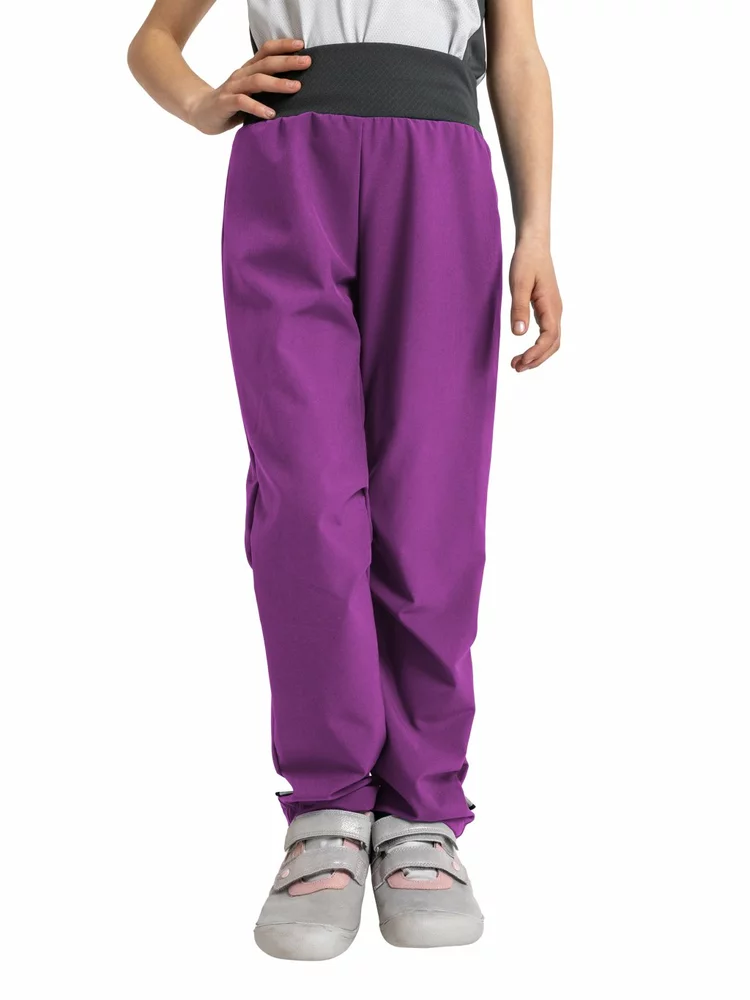 Dětské funkční kalhoty Unuo Action Ostružinová velikost 122/128