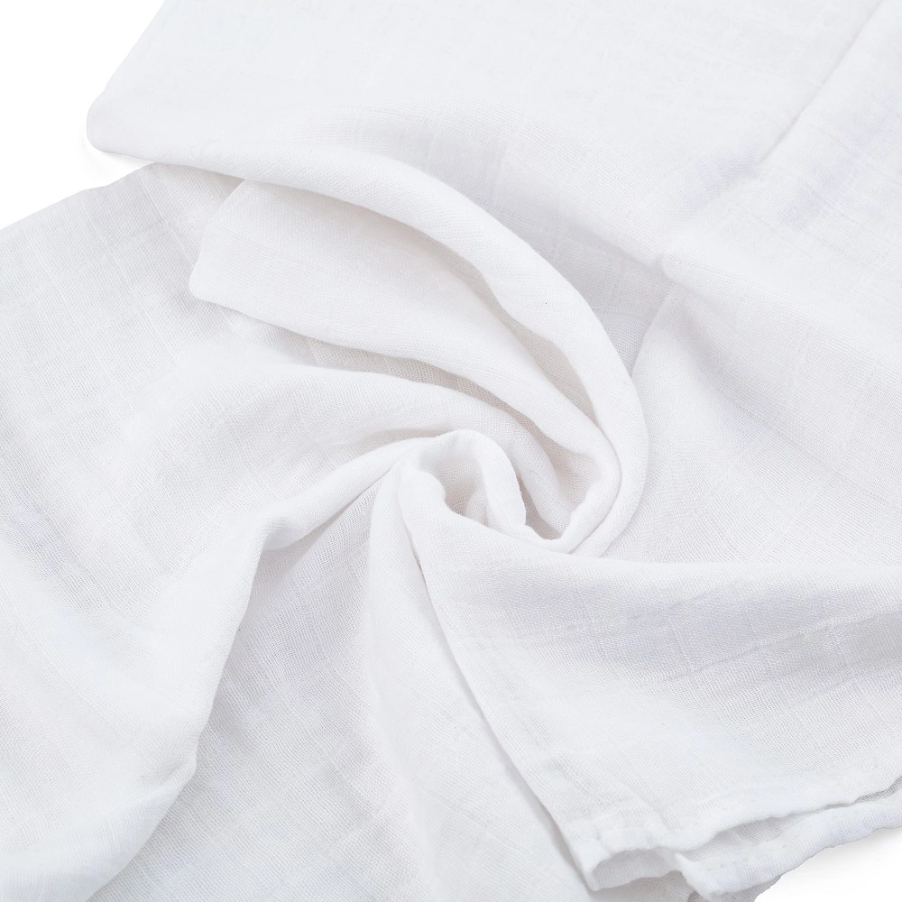 PETITE&MARS Sada plenek bambusová mušelínová 3ks 68x68 cm Moussy Total White