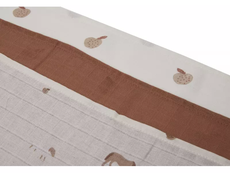 Jollein Pleny 3ks 70x70 cm Farm