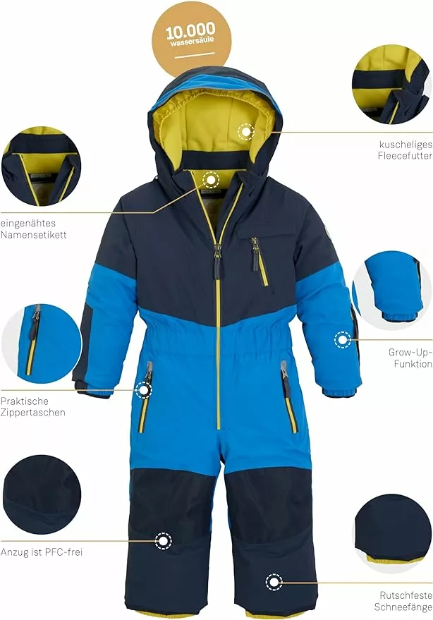 Dětská zimní rostoucí kombinéza Killtec 39909-00242 Royal velikost 98/104