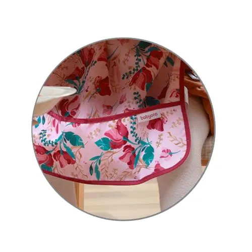 BABYONO Bryndák s dlouhým rukávem Floral, 74 x 36cm,2-4roky